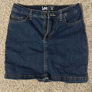 Lee Women's Blue Denim Skirt